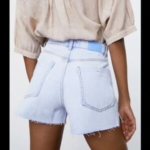 HIGH RISE DENIM SHORTS